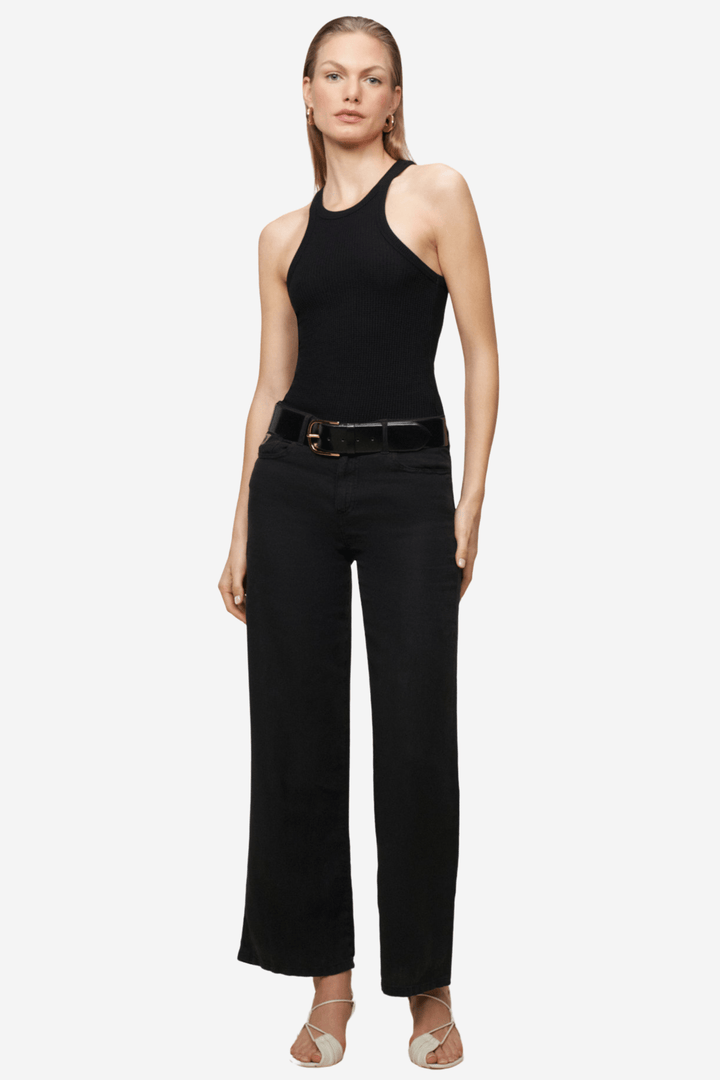 Lois Bukser & jeans Culotte Linen Colour Black