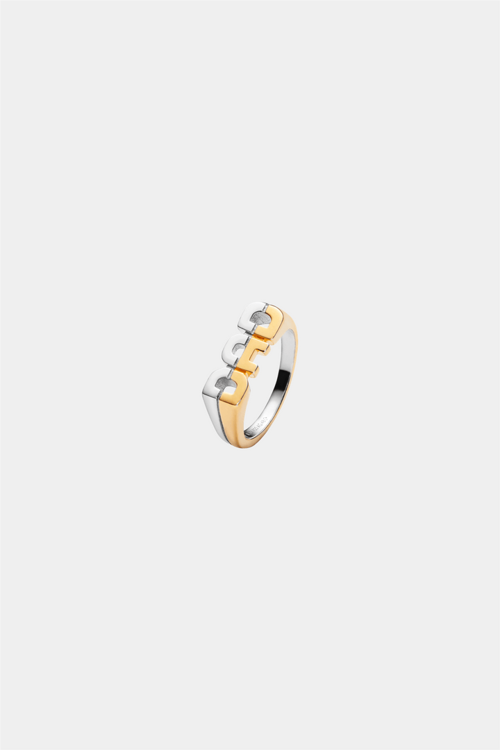 Maria Black Smykker Dad Ring Silver/Gold