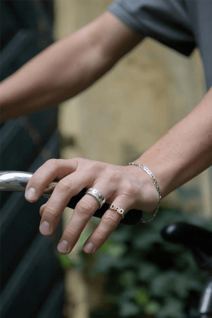 Maria Black Smykker Dad Ring Silver/Gold