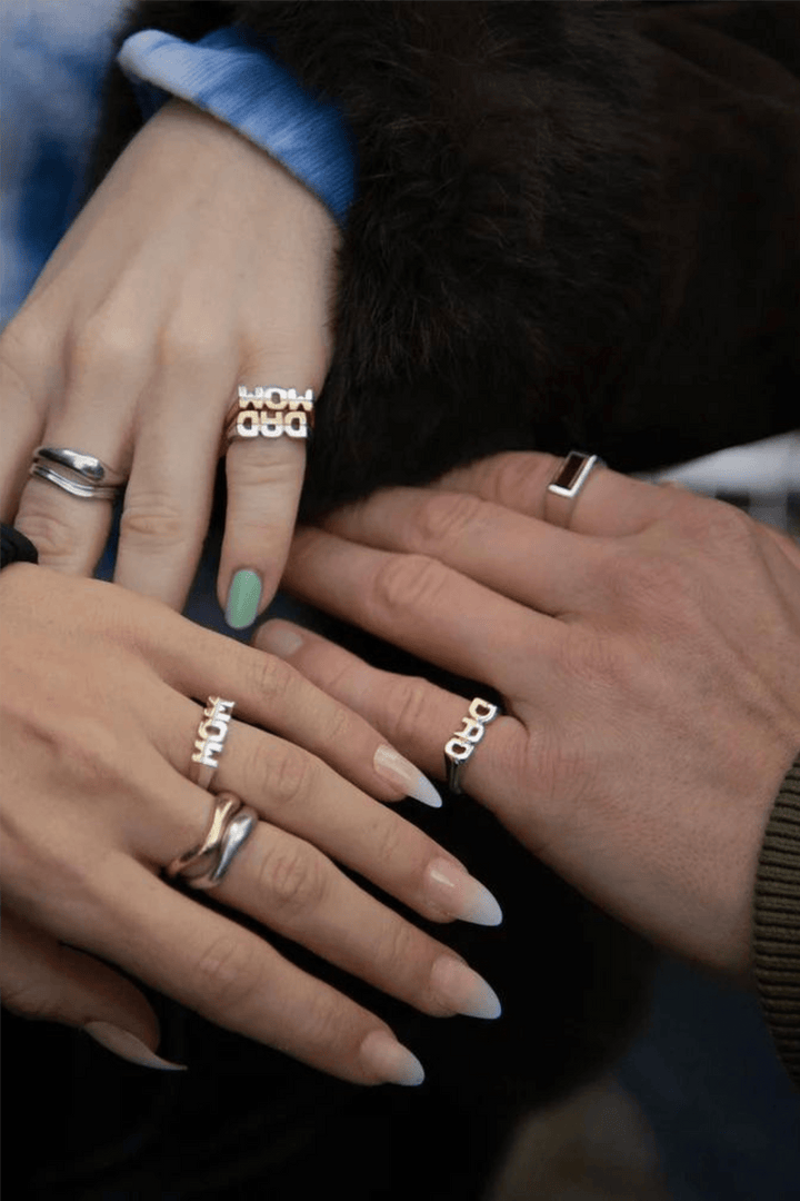 Maria Black Smykker Dad Ring Silver/Gold