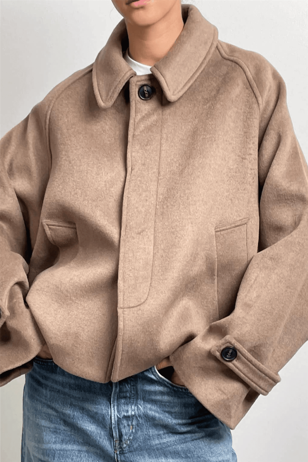 Meotine Yttertøy Gia Wool Jacket Brown