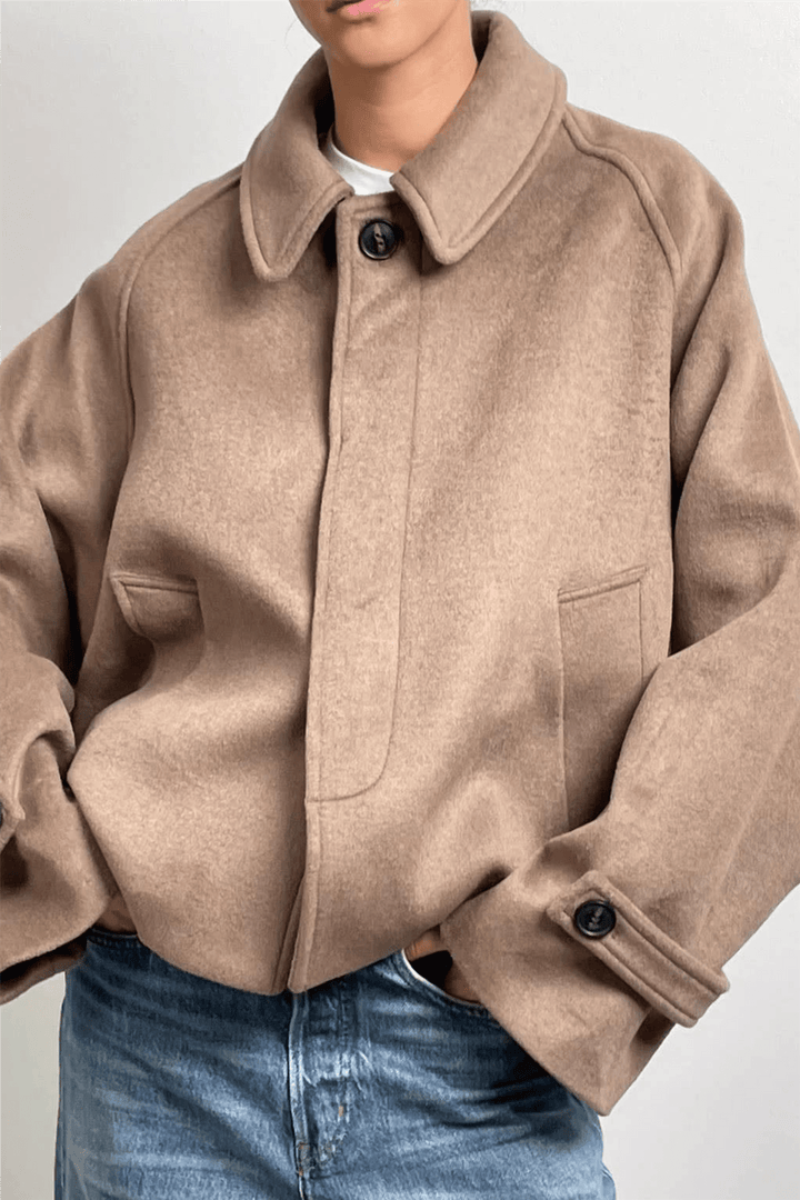 Meotine Yttertøy Gia Wool Jacket Brown