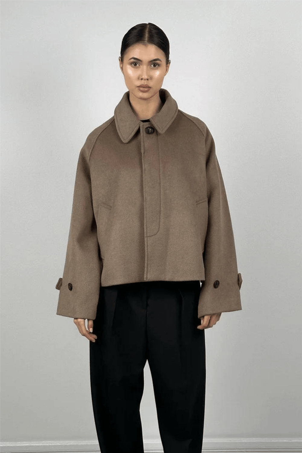 Meotine Yttertøy Gia Wool Jacket Brown