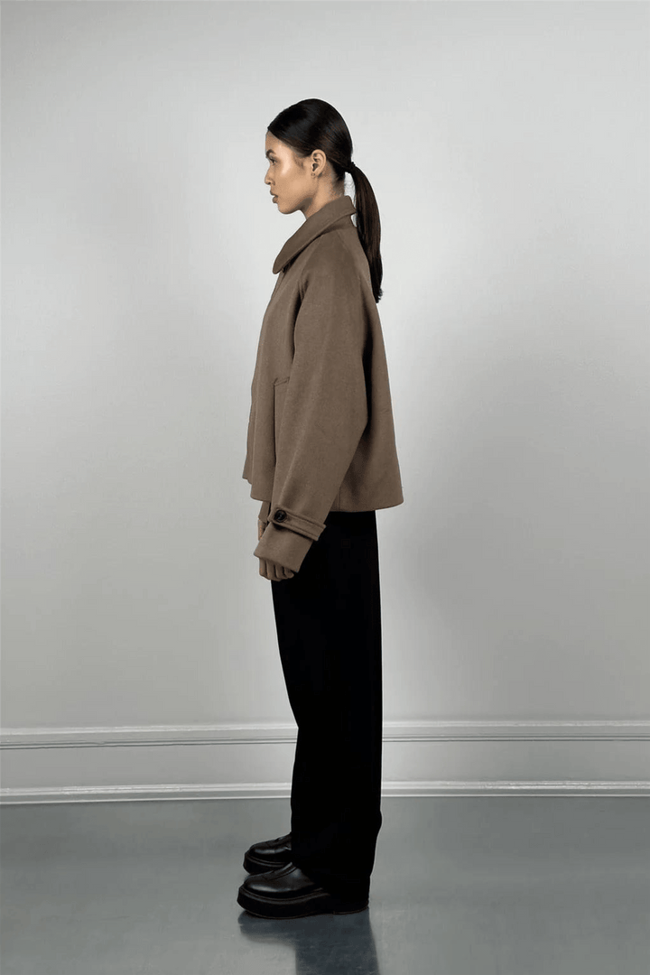 Meotine Yttertøy Gia Wool Jacket Brown