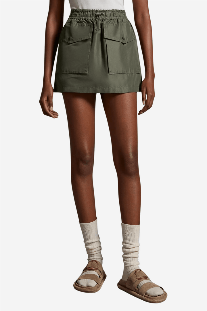 Moncler Skjørt Taffeta Mini Skirt Turquoise