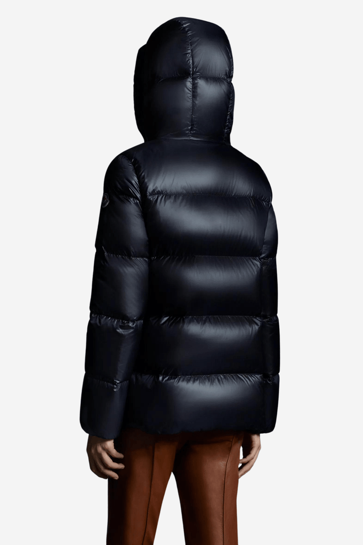 Moncler Yttertøy Seritte Short Down Jacket Marin