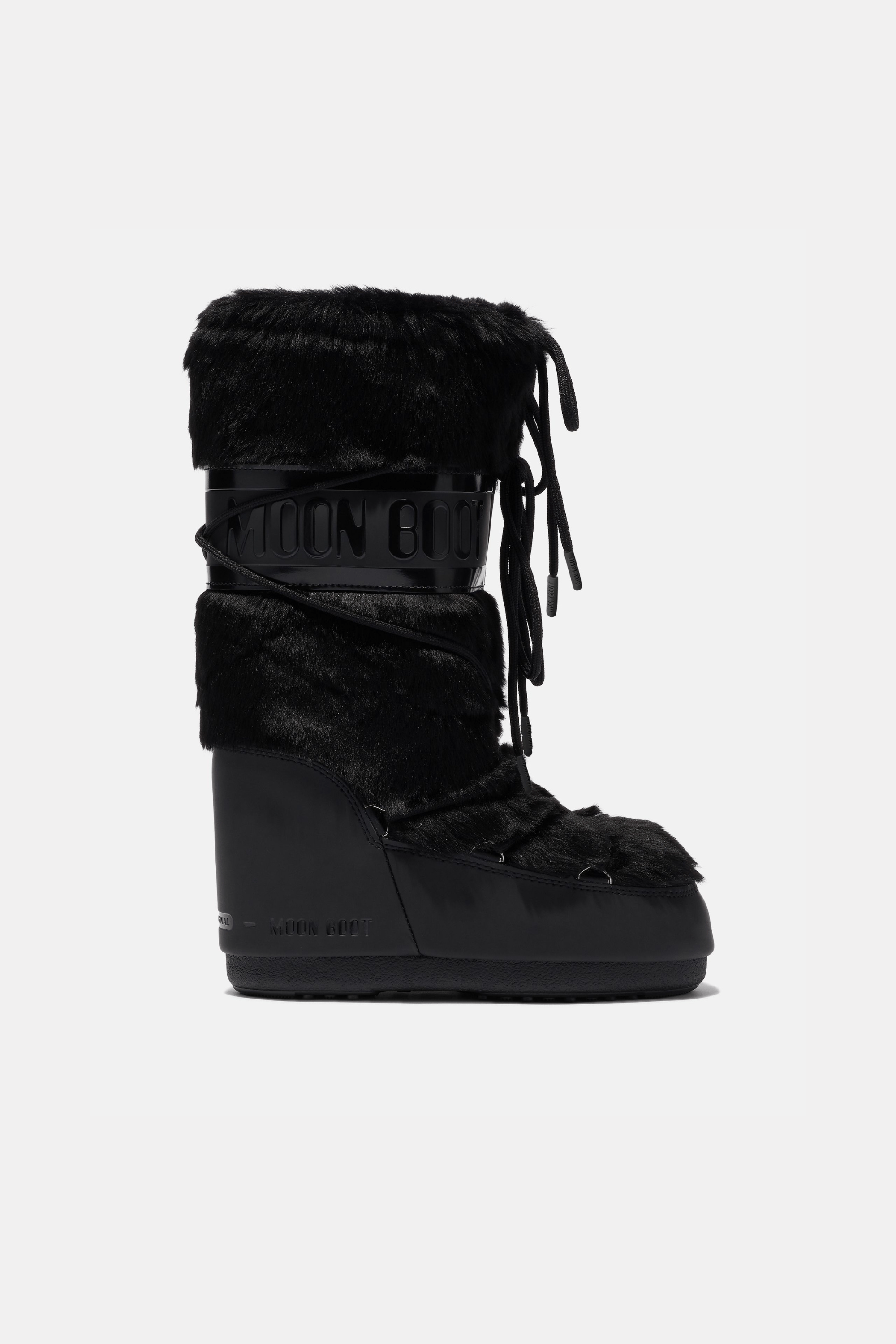 Icon faux fur black boots – Me & My Cousin