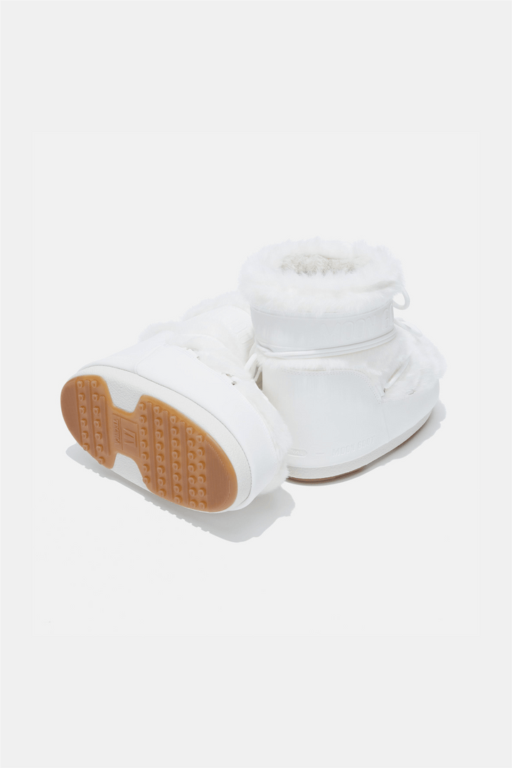 Moon Boots Sko Icon White Low Faux-Fur Boots