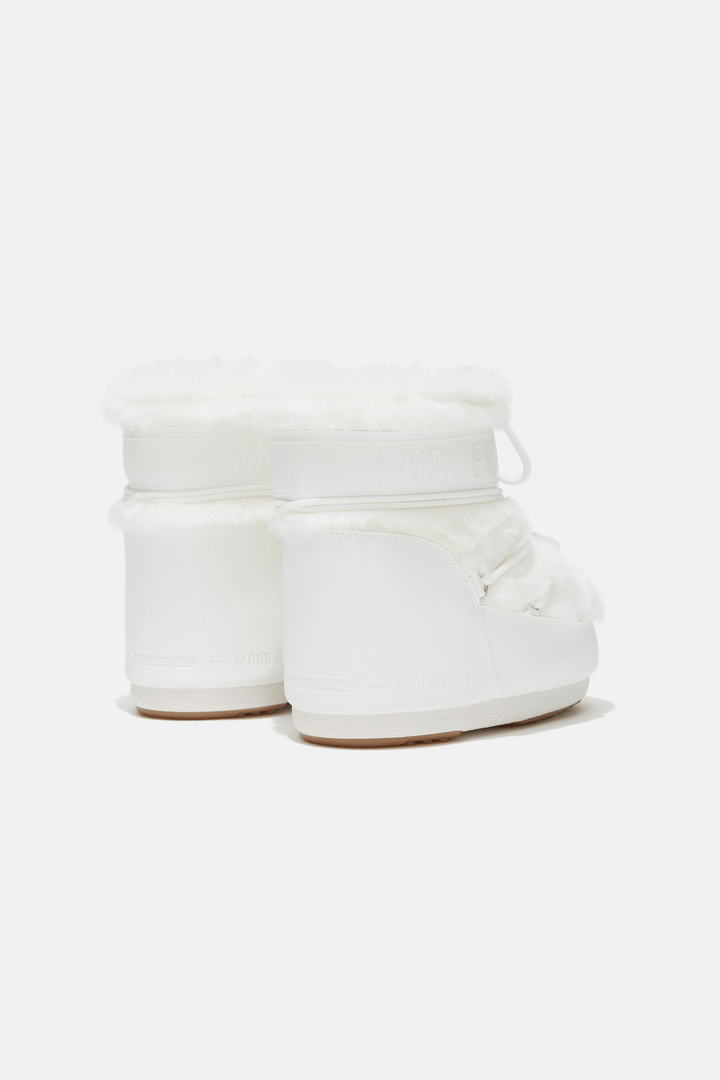Moon Boots Sko Icon White Low Faux-Fur Boots