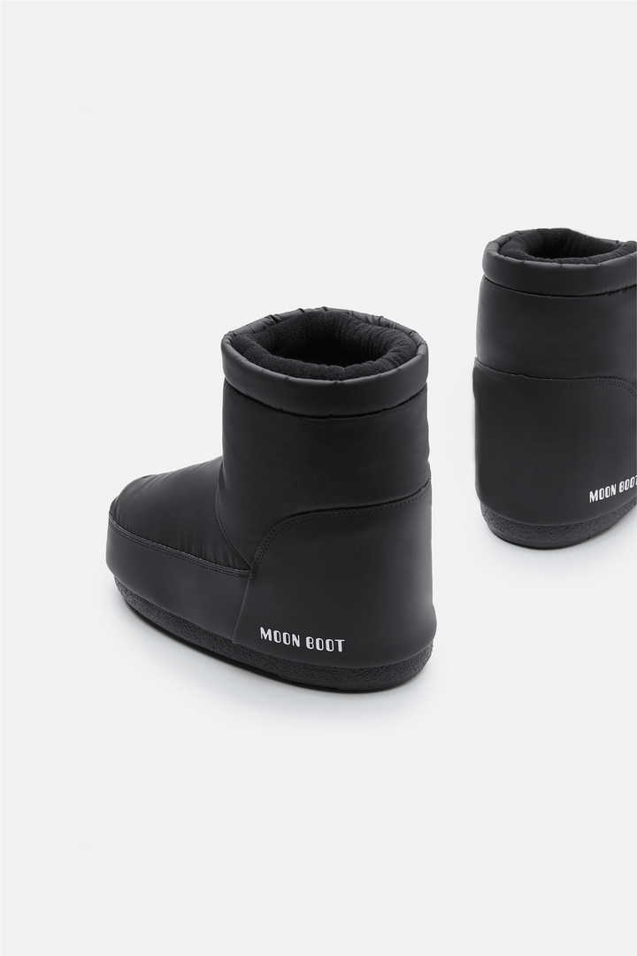 Moon Boots Sko No Lace Black Rubber Boots