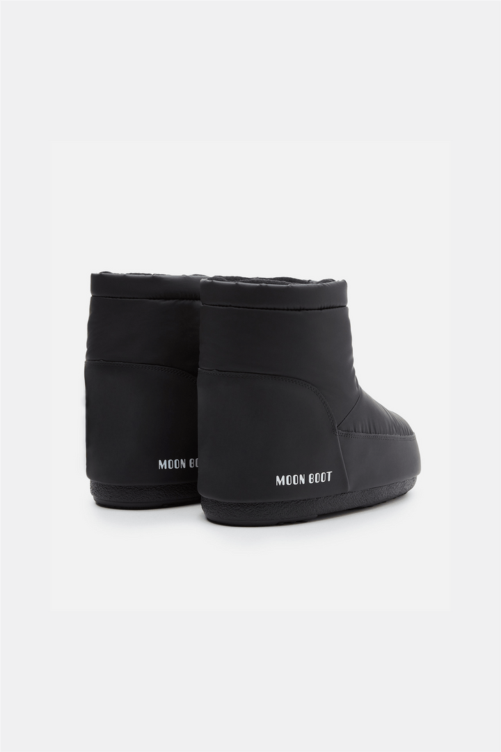 Moon Boots Sko No Lace Black Rubber Boots