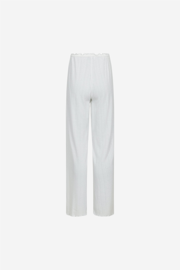 Neo Noir Bukser & jeans Serafina Pointelle Pants White