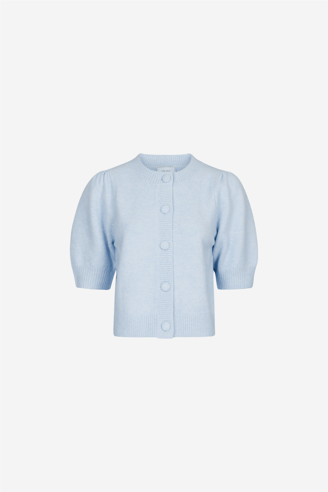 Neo Noir Genser & Cardigan Trudy Knit Cardigan Light Blue