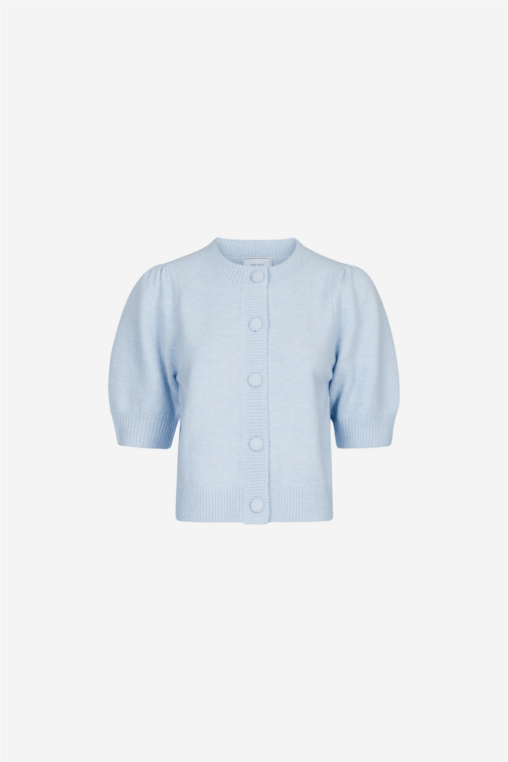 Neo Noir Genser & Cardigan Trudy Knit Cardigan Light Blue