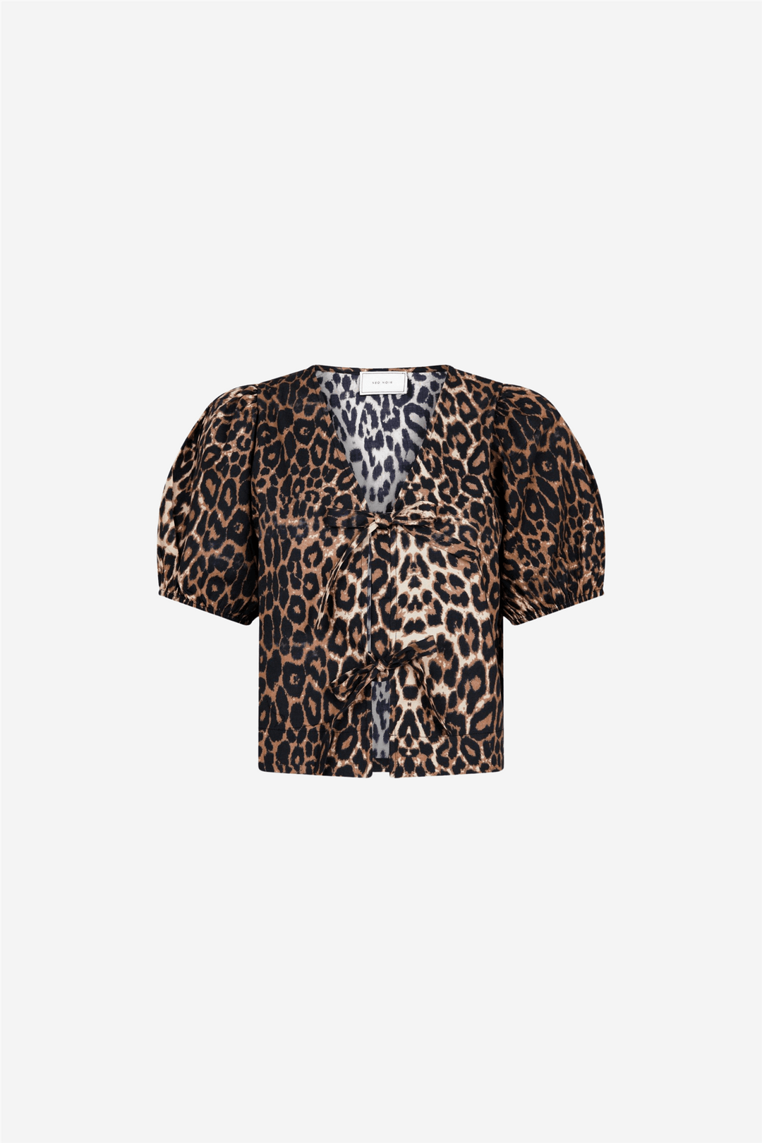 Neo Noir Topper & t-skjorter Bianca Leo Blouse Leopard