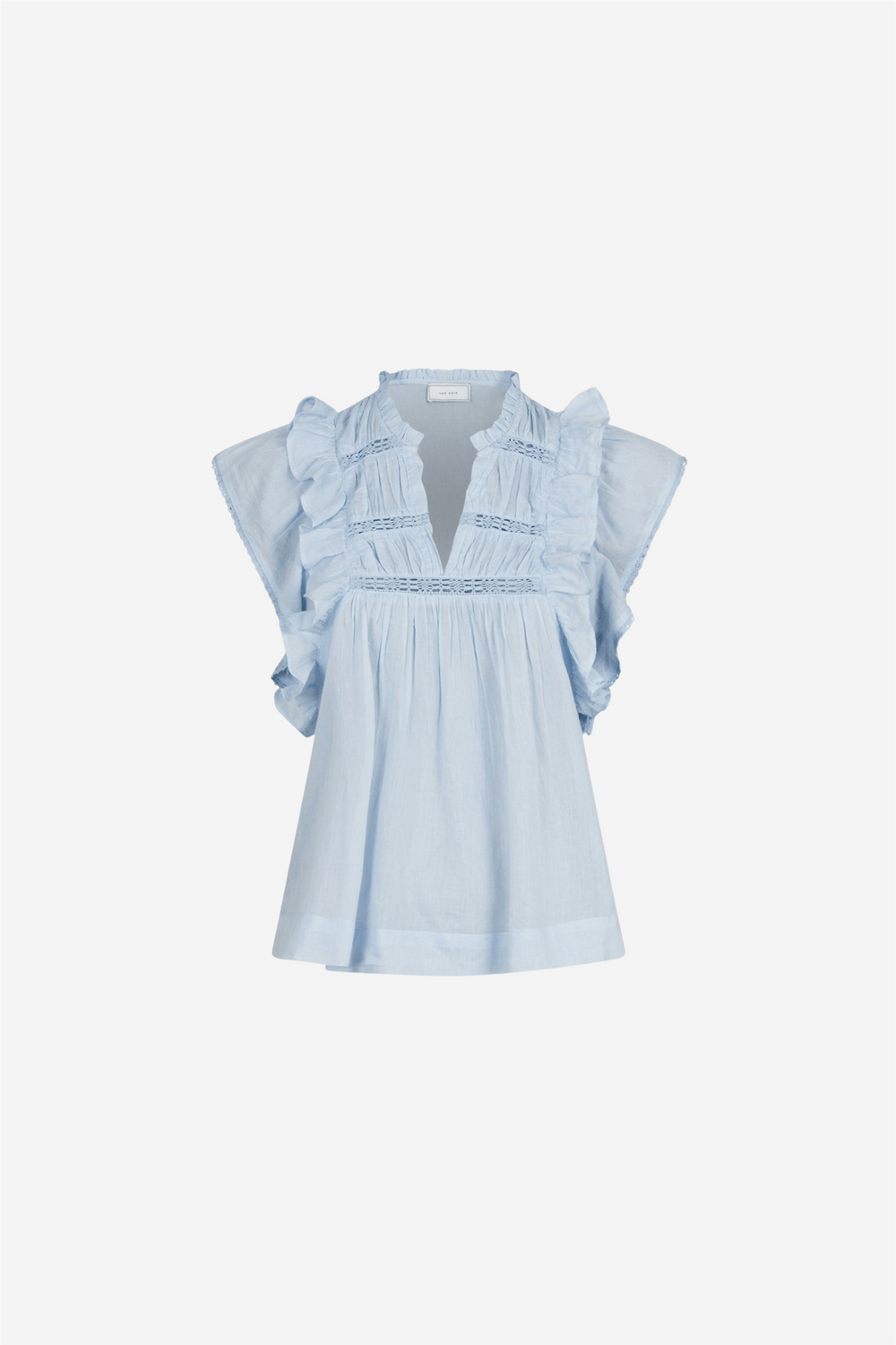Neo Noir Topper & t-skjorter Jayla S Voile Top Light Blue