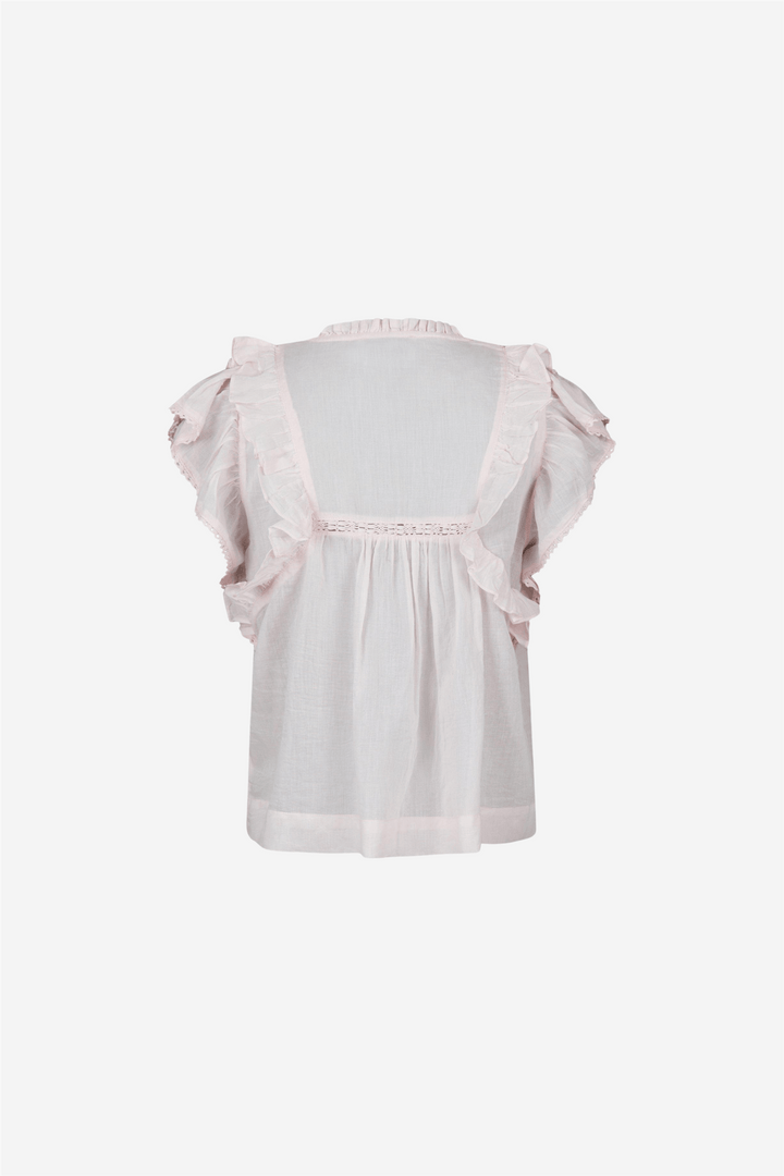 Neo Noir Topper & t-skjorter Jayla S Voile Top Light Pink