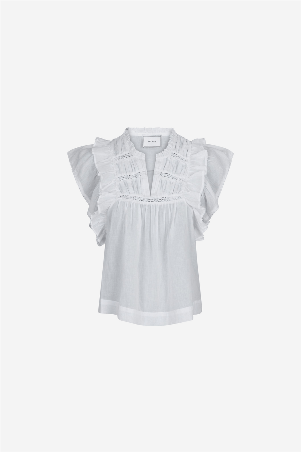 Neo Noir Topper & t-skjorter Jayla S Voile Top White