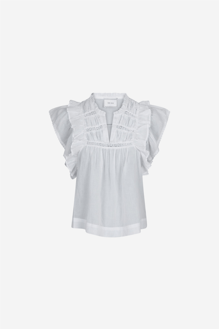 Neo Noir Topper & t-skjorter Jayla S Voile Top White