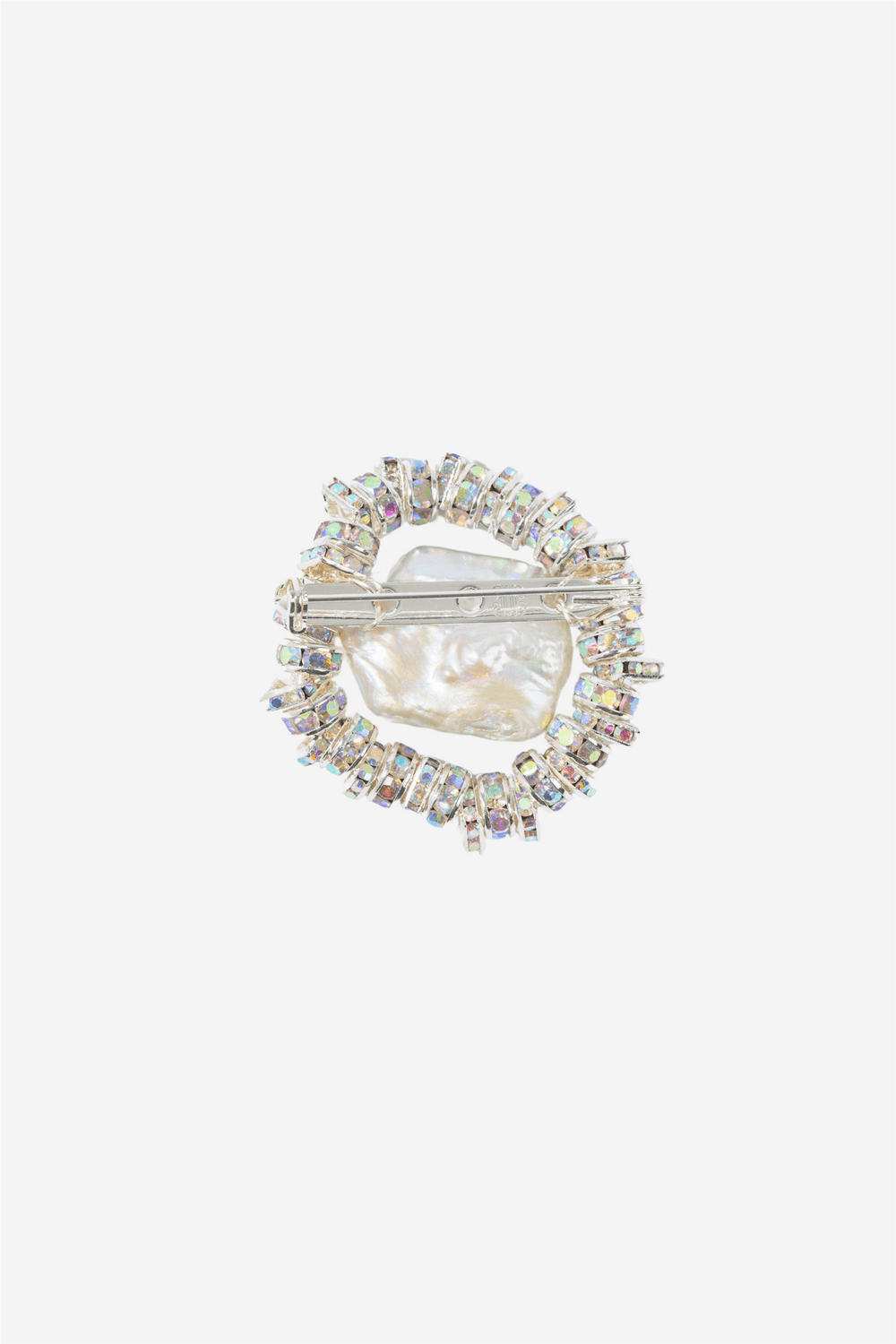 Pearl Octopuss.y Smykker Mini Paris Brooch Silver