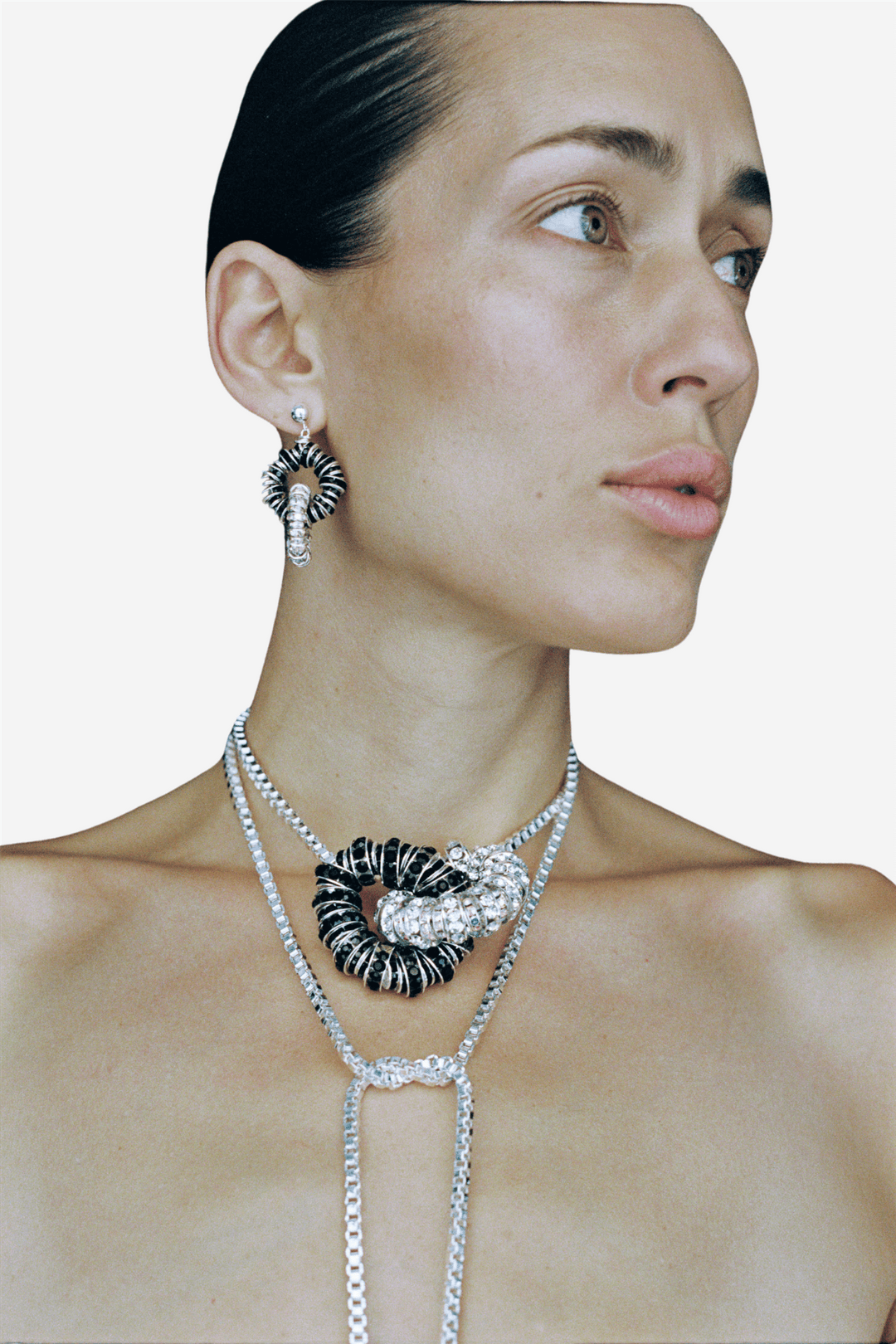 Pearl Octopuss.y Smykker Tiny Tires Black/Silver
