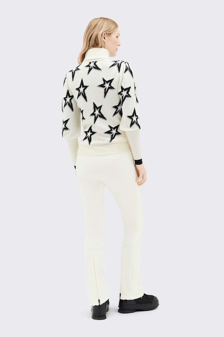 Perfect Moment Skitøy Star Dust Balloon Sleeve Sweater Snow White Star Dust