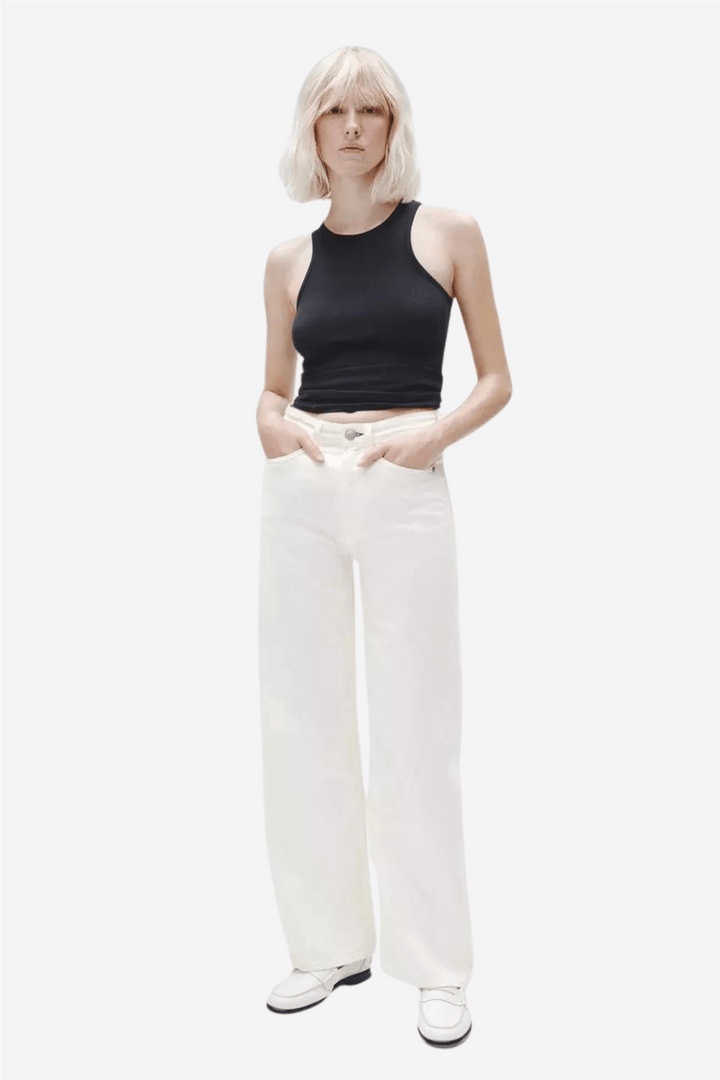 Rag & Bone Bukser & jeans Featherweight Logan Ecru