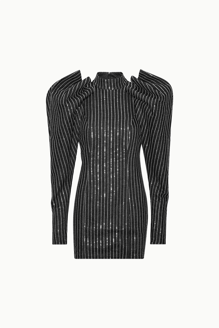 Rotate Kjoler & jumpsuits Sequin Twill Mini Dress Black