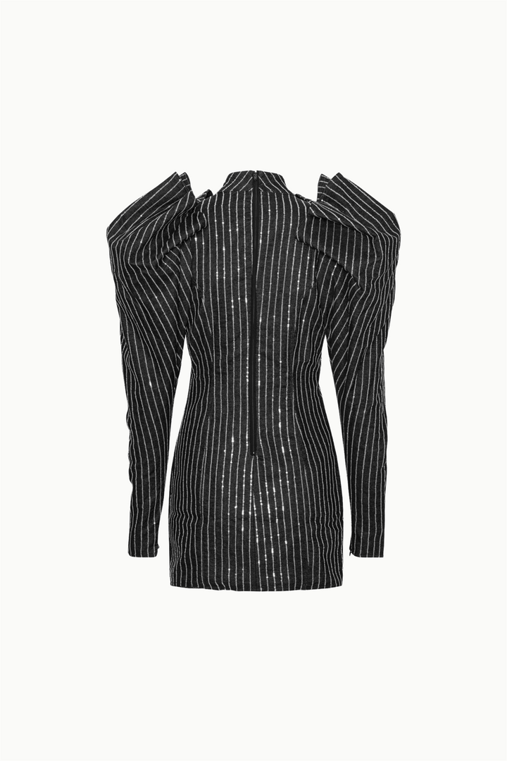 Rotate Kjoler & jumpsuits Sequin Twill Mini Dress Black