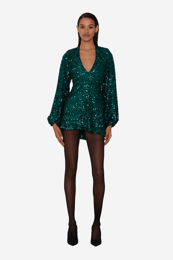 Rotate Kjoler & jumpsuits Sequins Mini Flowy Dress