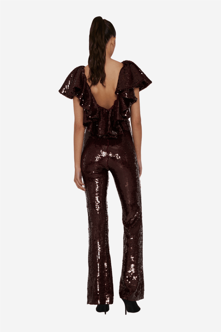 Rotate Kjoler & jumpsuits Sequins Ruffle Jumpsuit