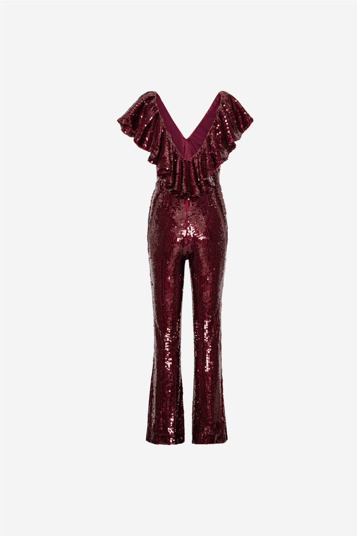 Rotate Kjoler & jumpsuits Sequins Ruffle Jumpsuit