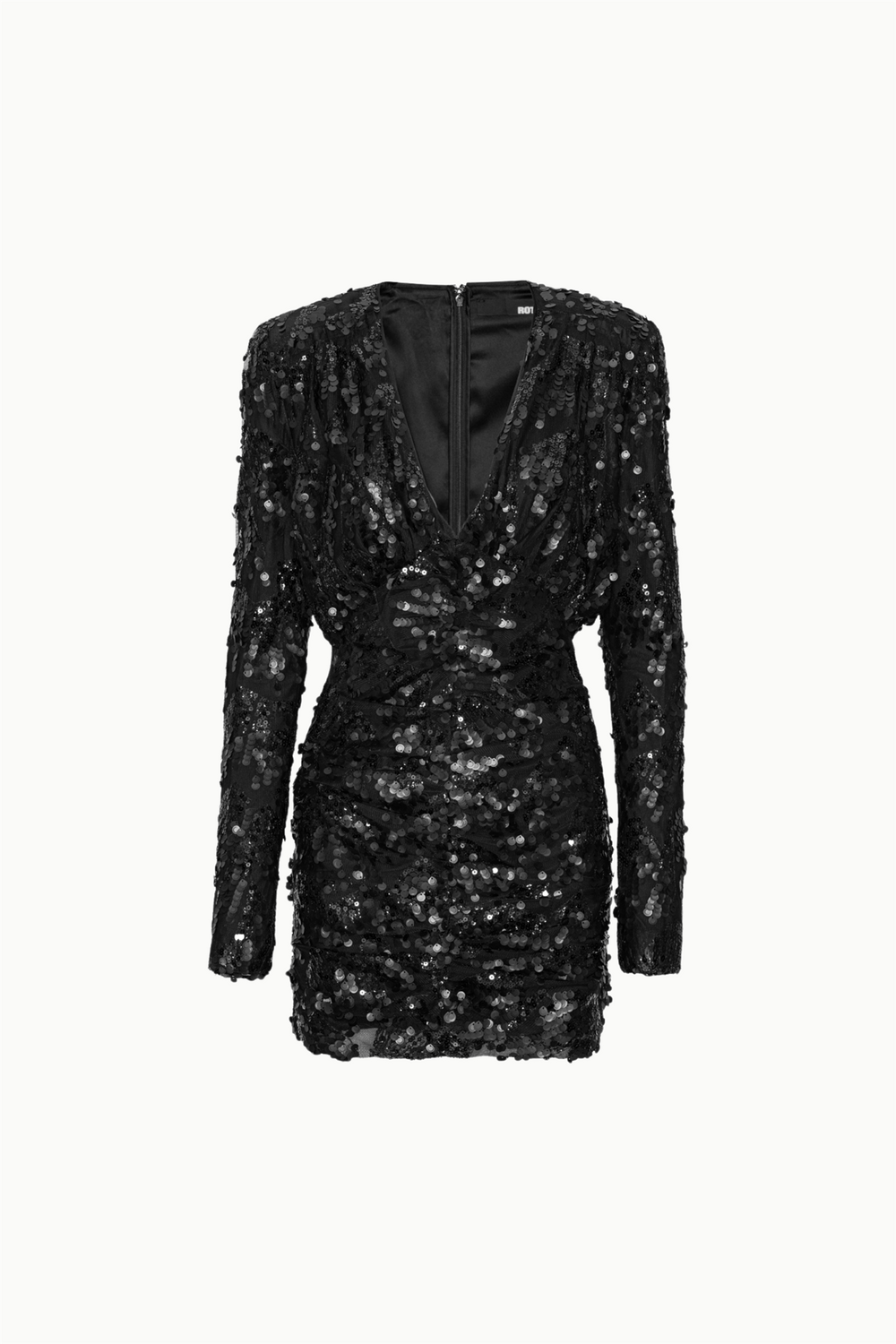 Rotate Kjoler & jumpsuits Sequins V-Neck Mini Dress