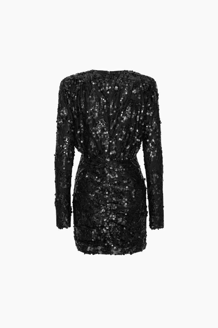 Rotate Kjoler & jumpsuits Sequins V-Neck Mini Dress