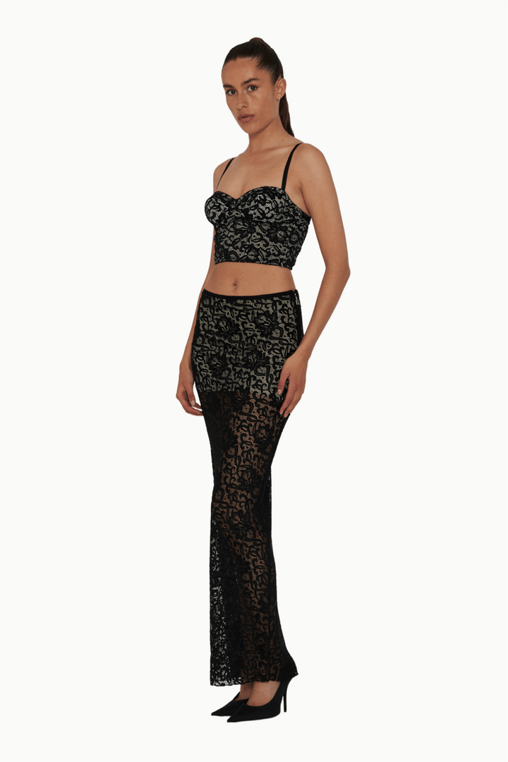 Rotate Skjørt Lace Maxi Skirt