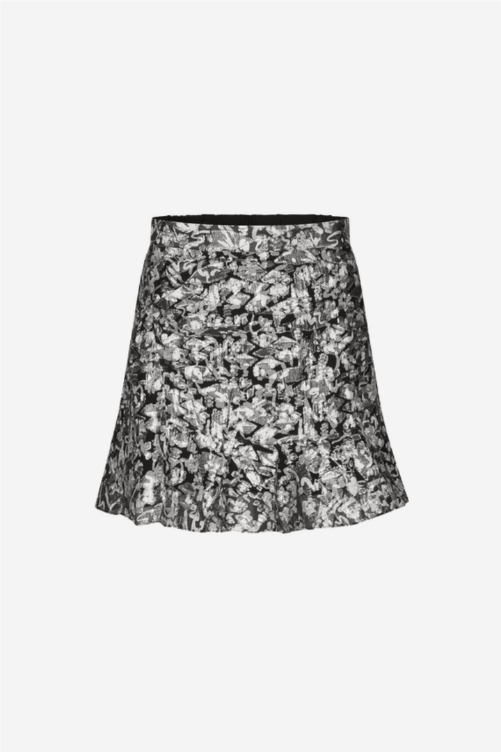 Second Female Skjørt Doodle Skirt Black
