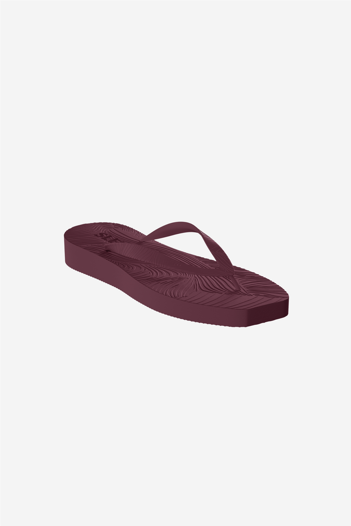 Sleepers Sko Tapered Platform Burgundy