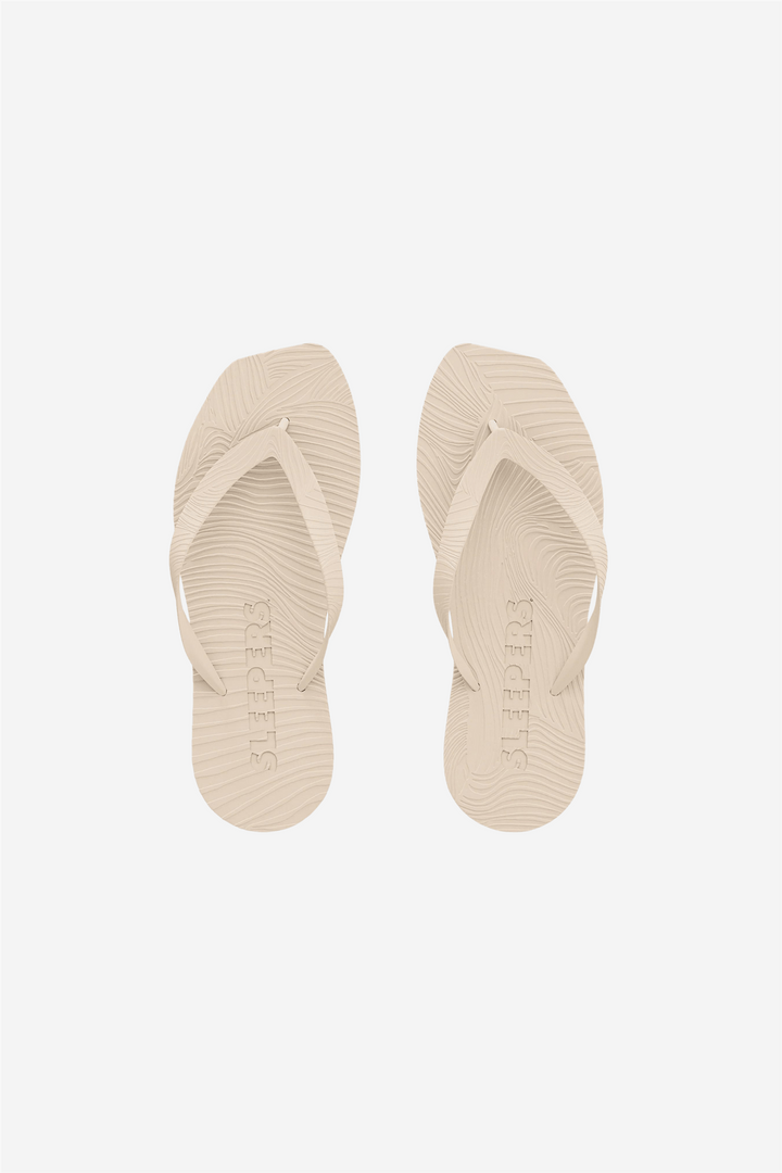 Sleepers Sko Tapered Platform Eggnog