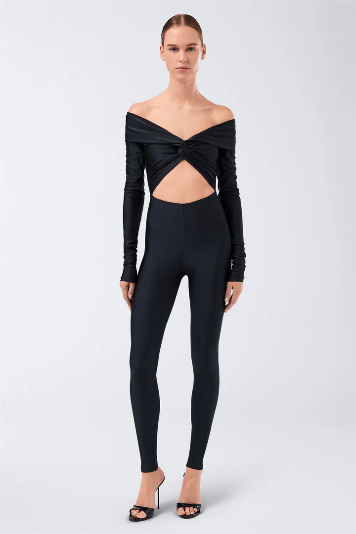 The Andamane Kjoler & jumpsuits Kendall Off Shoulder Jumpsuit Black