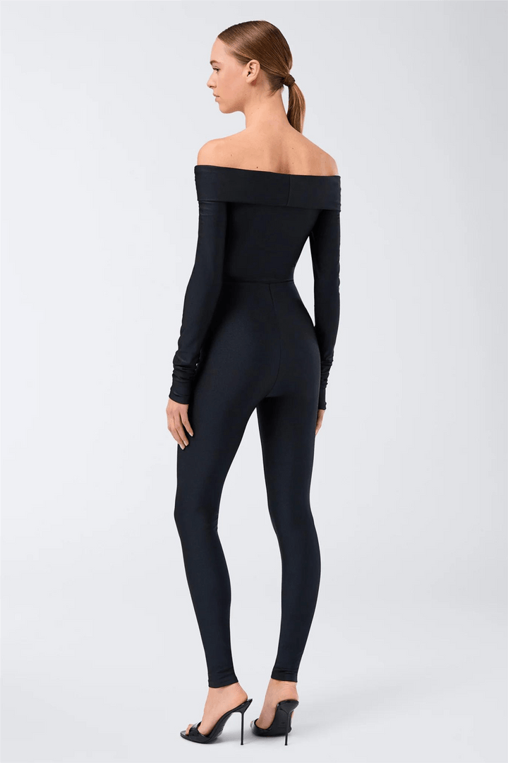The Andamane Kjoler & jumpsuits Kendall Off Shoulder Jumpsuit Black