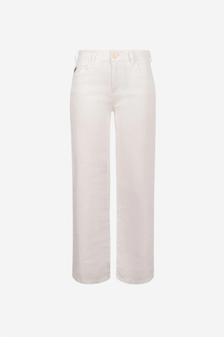 Culotte Linen Color White