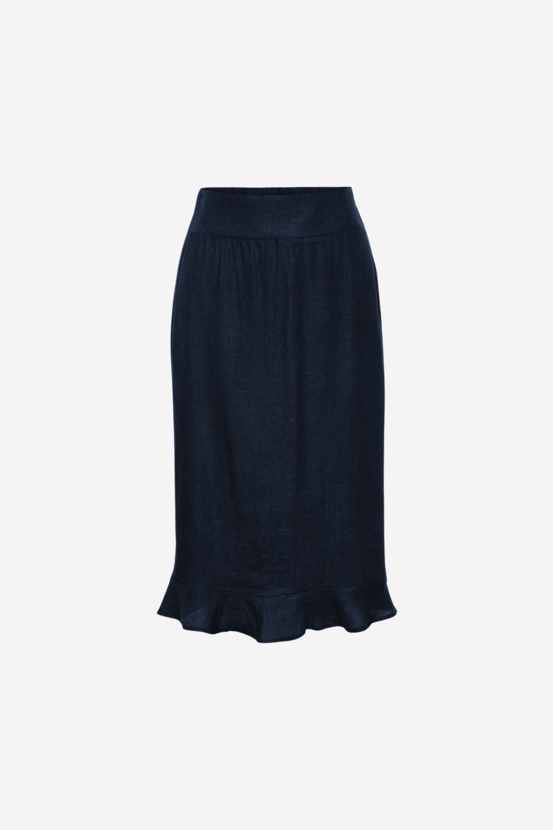 Franca Linen Skirt Navy