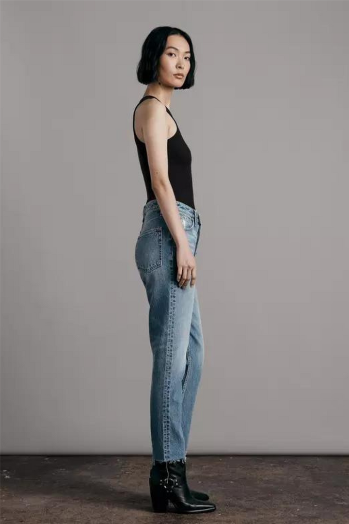 The Essential Rib Tank Black Black