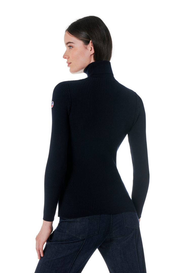 Ancell Women Knit Sweat Dark Blue