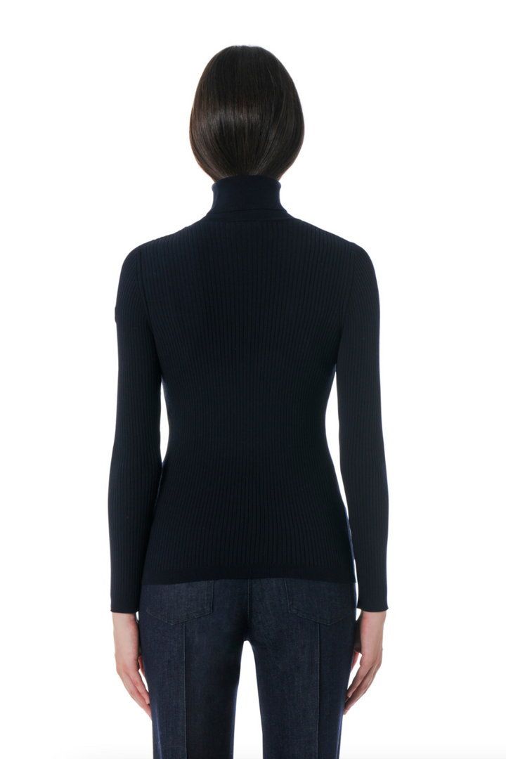 Ancell Women Knit Sweat Dark Blue
