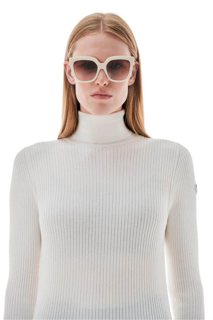 Ancell Women Knit Sweat Poudre