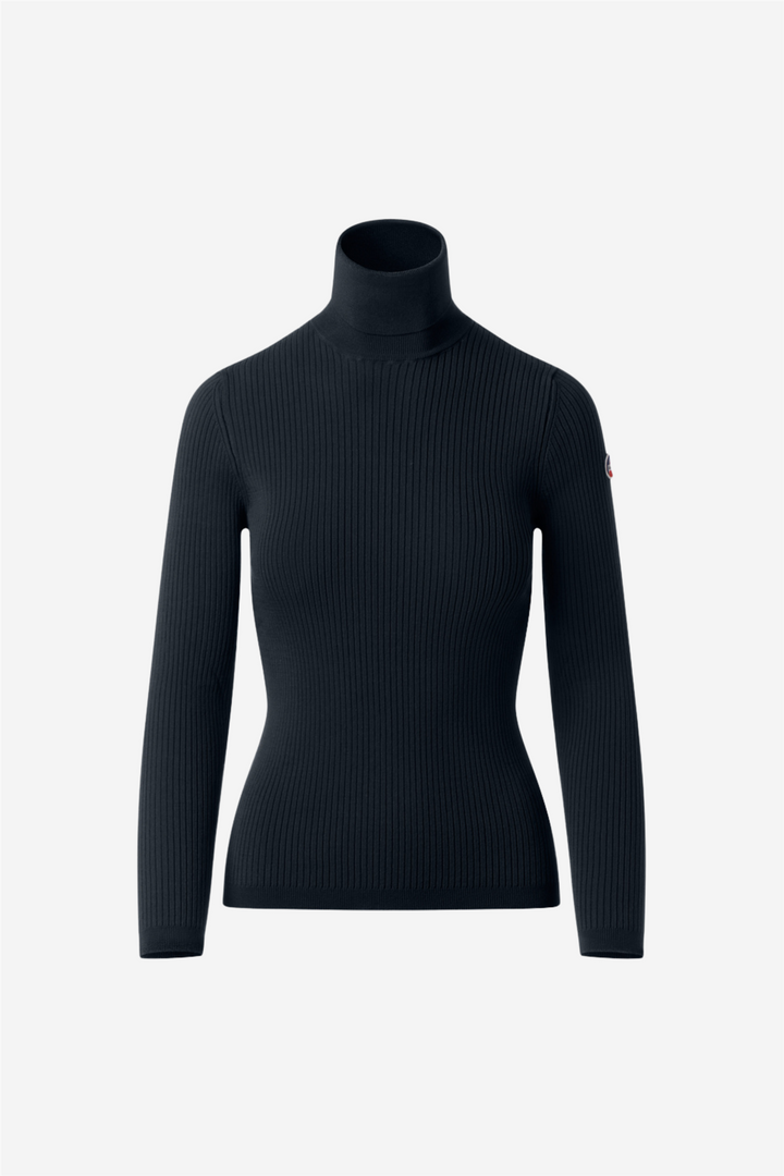 Ancell Women Knit Sweat Dark Blue