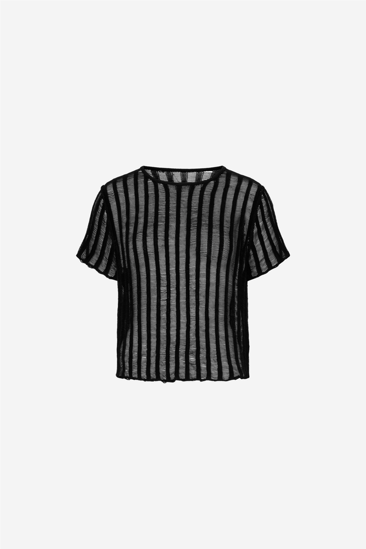 Destiny Crochet Top Black
