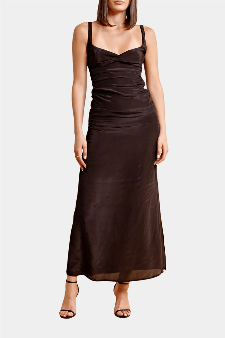 by TiMo Kjoler & jumpsuits Satin Strap Dress Black