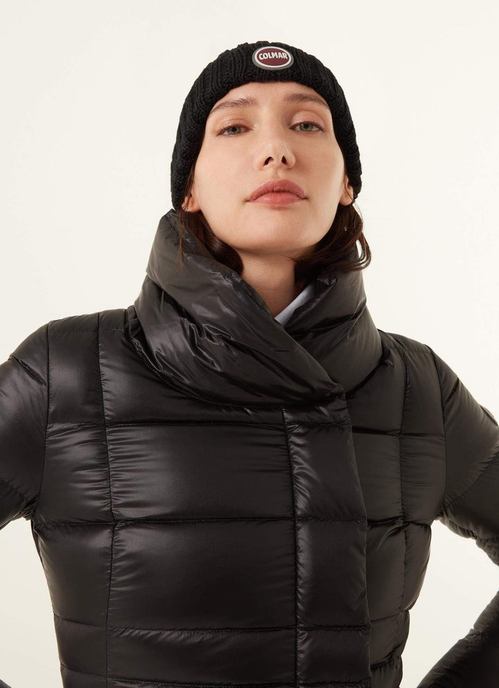 Colmar Dunjakke LONG PUFFER DOWN JACKET BLACK